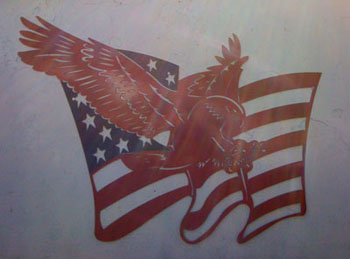Flag with Eagle